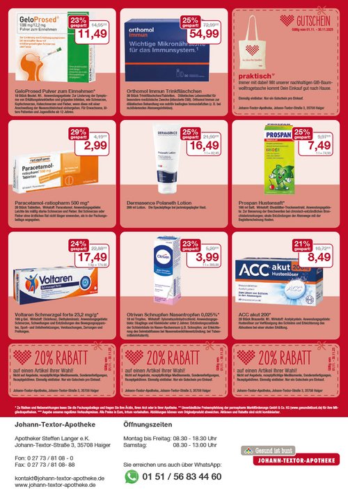 Angebote November Angebote November