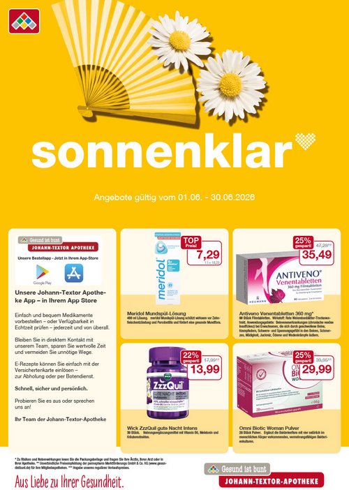 Flyer mit Juni-Angeboten Flyer mit Juni-Angeboten